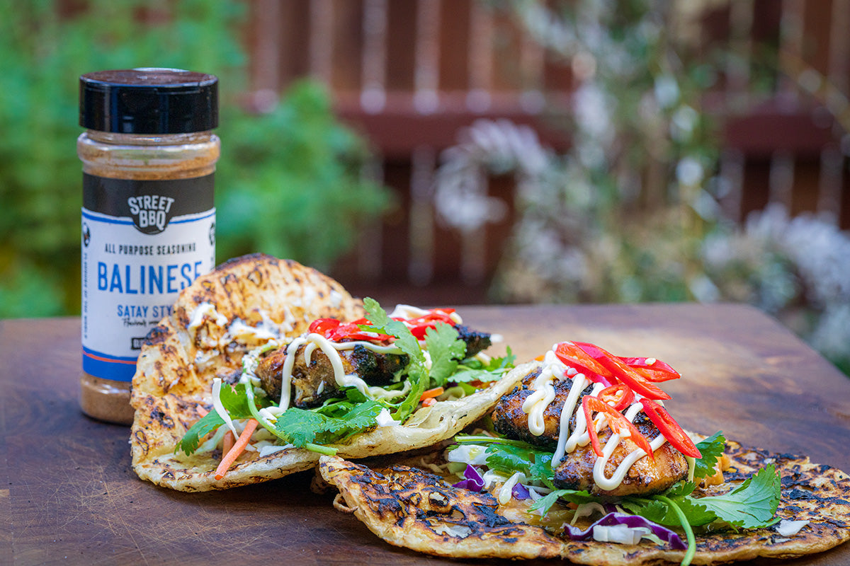 BBQ Balinese Chicken Roti