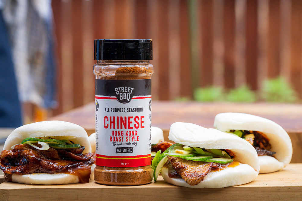 Street BBQ Chinese Pork Bao (Sticky, Spicy, Street-Style)