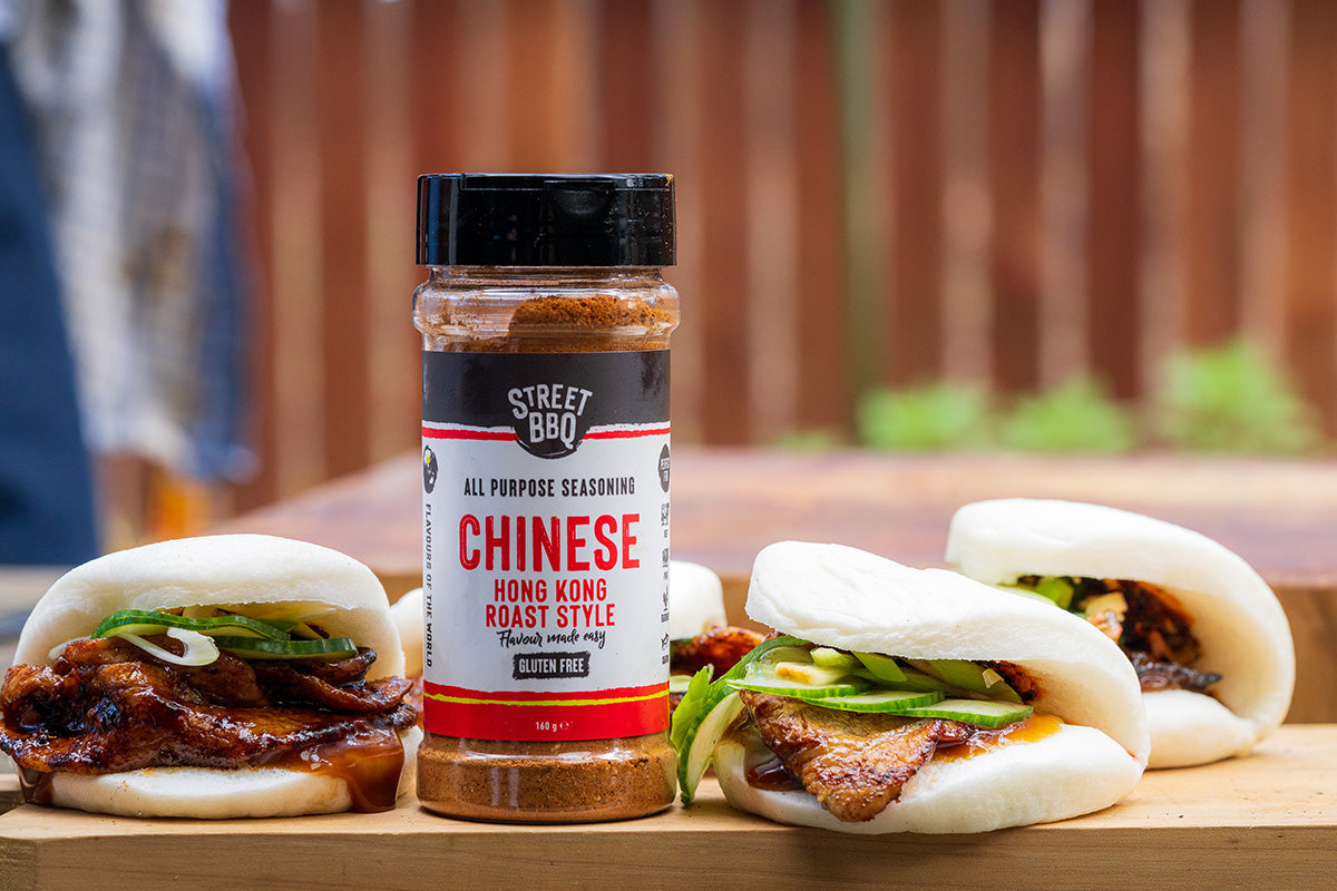 Street BBQ Chinese Pork Bao (Sticky, Spicy, Street-Style)