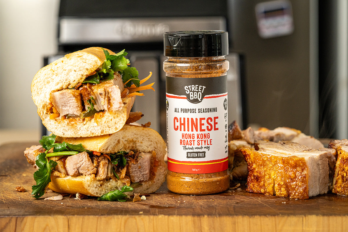 Air Fryer Series - Crispy Pork Belly wih Street BBQ Chinese